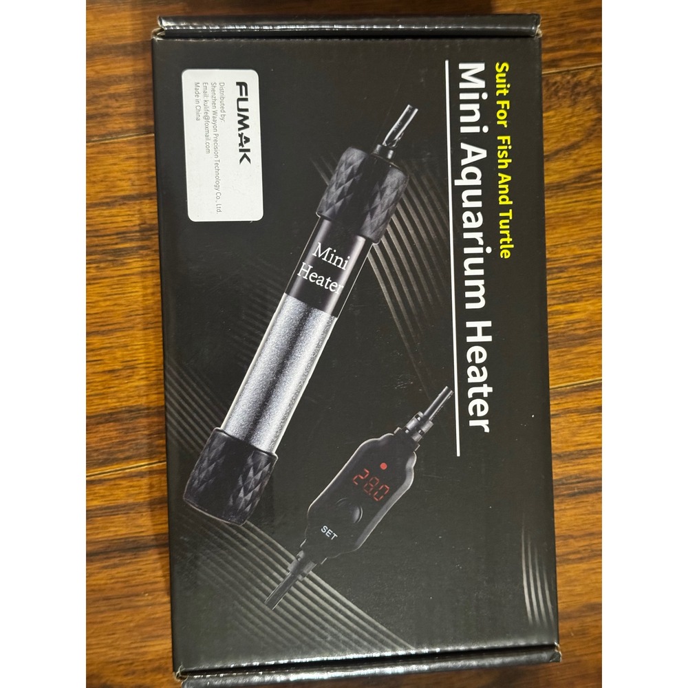 FUMAK 150W Mini Aquarium Heater Submersible LED Digital Display Fish Turtle Tank